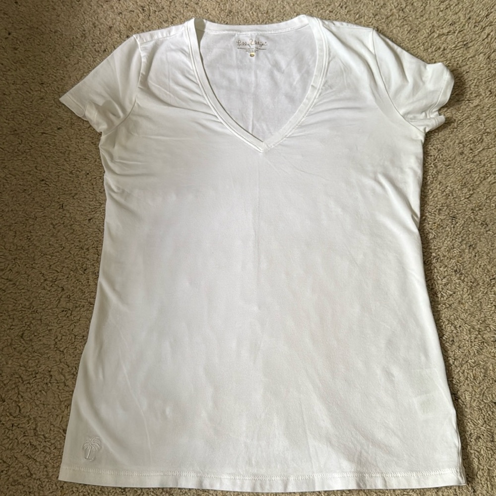 Lilly Pulitzer Shirt Womens Small tee Pima Cotton